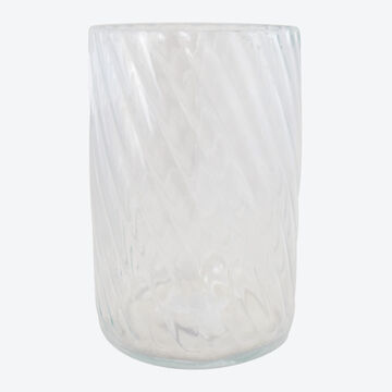 Produktbild für 'Glas-Windlicht mit effektvollem Twist'