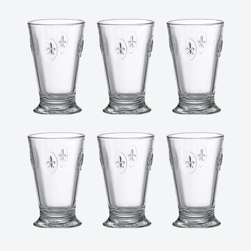 Produktbild für 'Glasserie Lilie bringt royales Flair auf den gedeckten Tisch'