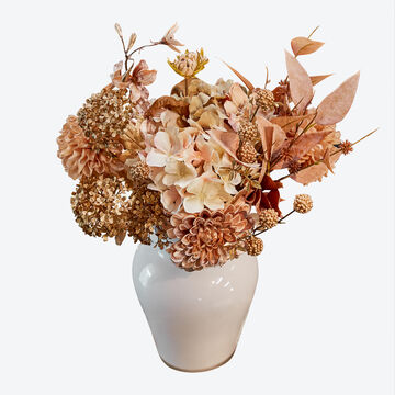 Produktbild für 'Goldfarbenes Blumenarrangement für Ihre Festtagstafel, künstliche Blumen, Heimdekoration, Blumenstrauß'