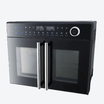 Produktbild für 'Großer 24 Liter Airfryer-Grillbackofen, trennbar in separat steuerbare Garkammern'