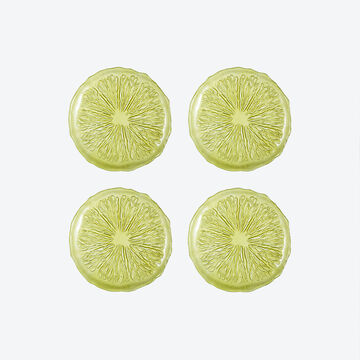 Produktbild für 'Gussglas-Salat- und Dessertteller in sommerlicher Früchteoptik'