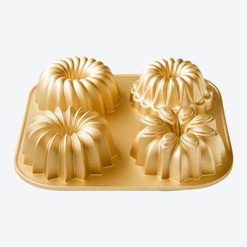 Produktbild fr 'Hagen Grote 4-fach-Gussbackform fr kunstvolle Miniaturkchlein'