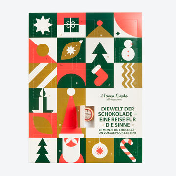 Produktbild fr 'Hagen Grote Schokoladen-Adventskalender Welt der Schokolade - 200 g'