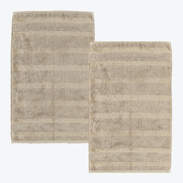 Produktbild fr 'Handtcher mit Velourstreifen - 100 % Baumwolle, 3 Gren, 5 Farben'