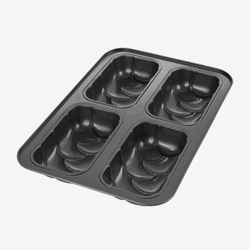 Produktbild für 'Hefezopf-Backblech: Mühelos und einfach 4 Hefezöpfchen backen'