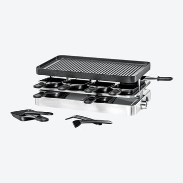 Produktbild für 'Hochleistungs-Raclette mit Wende-Grillplatte für vielfältige Zubereitungen'