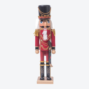 Produktbild fr 'Holz-Nussknacker 50 cm – Rot'