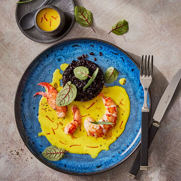 Produktbild f�r 'Hummer mit schwarzem Reis und Safransauce'