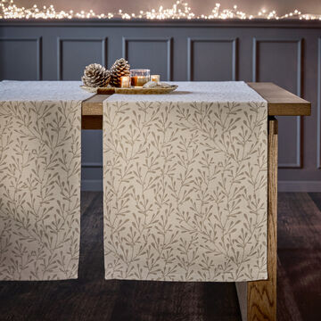 Produktbild fr 'Jacquard-Tischlufer mit Glanzeffekt - 50 x 140 cm'