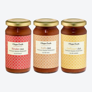Produktbild für 'Jus Probierpaket: Rind, Kalb & Geflügel'