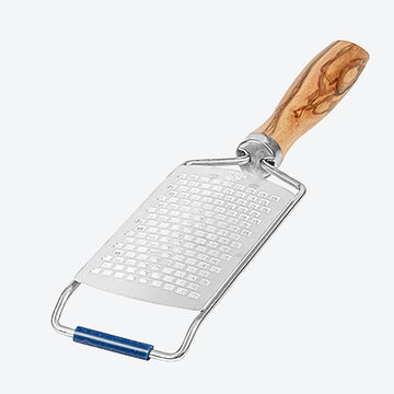 Produktbild fr 'Ksereibe: Ultrascharfe Laser-Cut-Spezialreiben mit edlen Olivenholz Griffen'