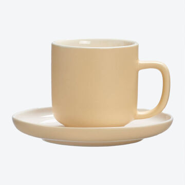 Produktbild für 'Kaffeetasse mit Untertasse in skandinavischem Design'