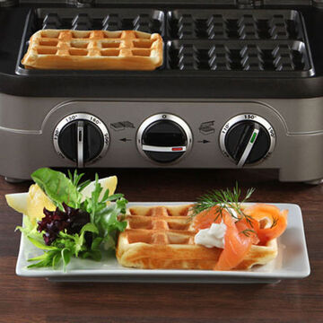 Produktbild für 'Kartoffelwaffeln mit Lachs'