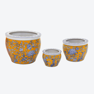 Produktbild fr 'Keramik-bertpfe im eleganten Chinoise-Stil'