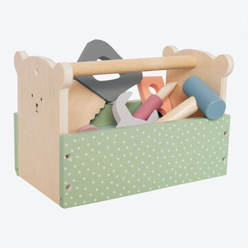 Produktbild für 'Kinder-Werkzeugkasten aus Holz'