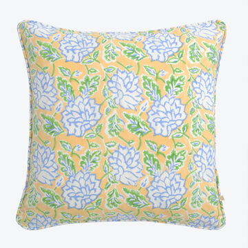 Produktbild f�r 'Kissenh�lle aus Bio-Baumwolle, Dahlien-Motiv, 50/50 cm'