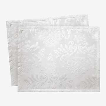 Produktbild für 'Klassische Matelassé-Tischsets mit elegantem Reliefdekor'