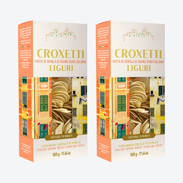 Produktbild für 'Klassische ligurische Pasta: Croxetti, Nudeln, italienische Pasta'