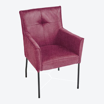 Produktbild für 'Klassischer Armlehn-Sessel in zeitlosem Design, Polstersessel, Relaxsessel, Wohnzimmersessel'