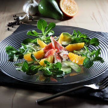 Produktbild für 'Königskrabben auf Avocado-Orangen-Salat'
