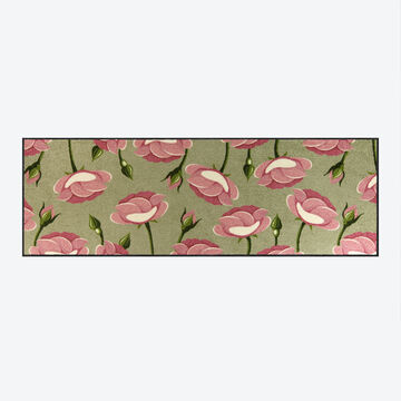 Produktbild für 'Küchenspezial- und Sauberlaufmatte im exklusiven Rosen-Design schont Böden und Gelenke'