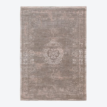 Produktbild für 'Kurzfloriger Vintage-Teppich mit Ornament-Muster'