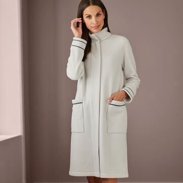 Produktbild für 'Kuschelweicher Fleece-Morgenmantel, Schlafbekleidung, Loungewear, Bademantel, Hausmantel'