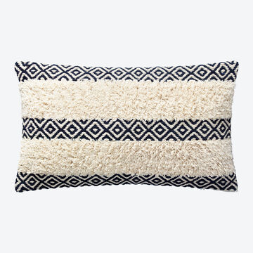Produktbild für 'Lässiges Rauten-Kissen im Bohème-Stil  30 x 50 cm, Couchkissen, Kissenbezug, Zierkissen, Kissenhülle'
