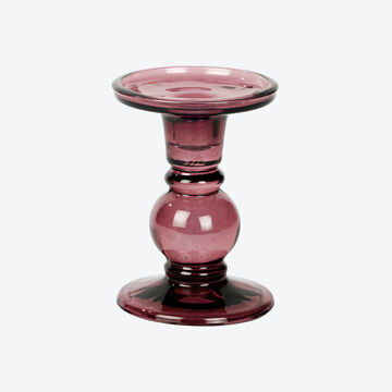 Produktbild fr 'Lambert Design-Glasleuchter Andratx fr Stumpen- und Stabkerzen, 2 Gren '