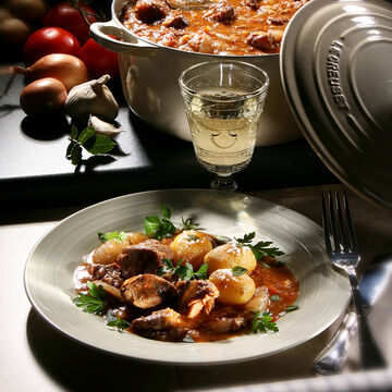 Produktbild für 'Lammragout mit Schlosskartoffeln'