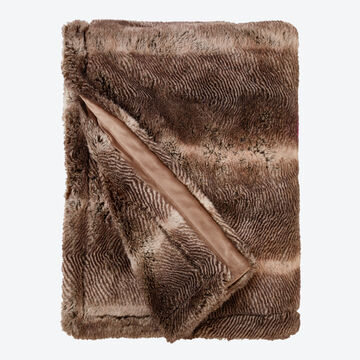 Produktbild für 'Luxuriöses Webpelz-Plaid  Chipmunk'
