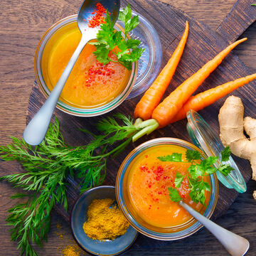Produktbild für 'Möhren-Ingwer-Curry-Suppe'