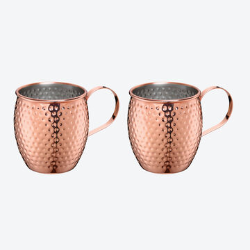 Produktbild für 'Moscow Mule Becher: Cocktail-Klassiker stilecht und bedenkenlos genießen'
