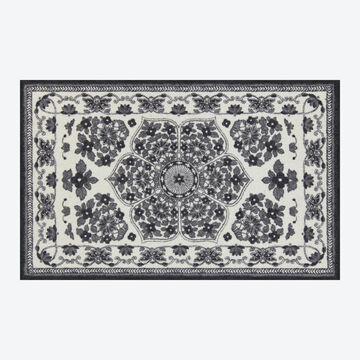 Produktbild fr 'Motiv Medaillon:: Kruselvelours-Fu-und Sauberlaufmatten binden Schmutz, Staub und Nsse'