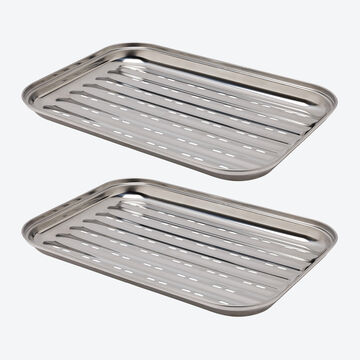 Produktbild für 'Nachhaltige Alternative: Edelstahl-Grillschale'