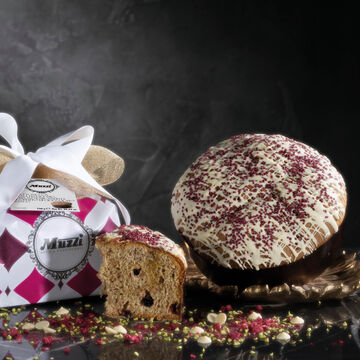 Produktbild f�r 'Panettone mit Pistaziencreme und kandierten Himbeeren, 750 g'