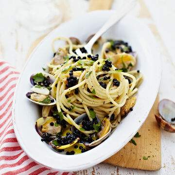 Produktbild für 'Pescaviar Venusmuschel Spaghetti'