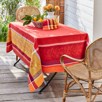 Produktbild f�r 'Provenzalische Tischdecke mit Fleckschutz aus franz�sischer Traditionsweberei'