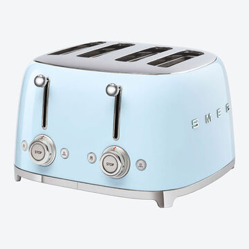 Produktbild für 'SMEG 4-Schlitz-Toaster verbindet eleganten Retro-Look mit modernster Technik'