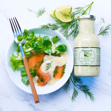Produktbild fr 'Salatdressing Limette & Dill: Vollmundig, cremig, hocharomatisch'