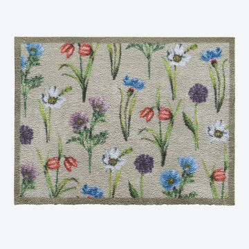 Produktbild für 'Saugstarke Matte Flower Power  hält 95 % Schmutz zurück'