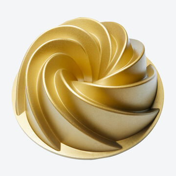 Produktbild für 'Schöne detailreiche Spiralblüten-Kuchen backen in superleitfähiger Guss-Backform'