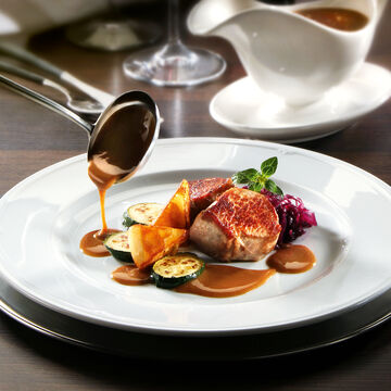 Produktbild für 'Schweinefilet mit Rotwein-Pfeffersauce'