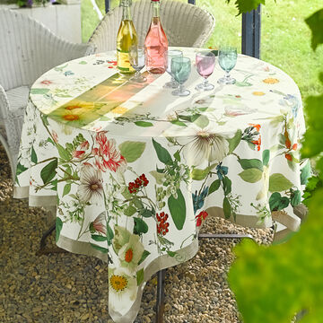 Produktbild für 'Servietten: Mediterraner Blütendruck zaubert Sommerstimmung auf den Tisch'