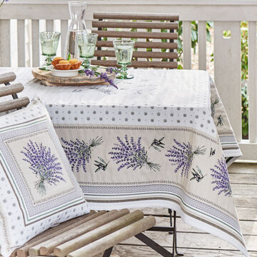 Produktbild für 'Sommerliche Lavendel-Tischdecke aus der Provence'