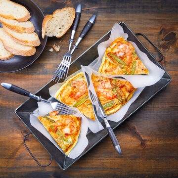 Produktbild für 'Spargel-Garnelen-Frittata'