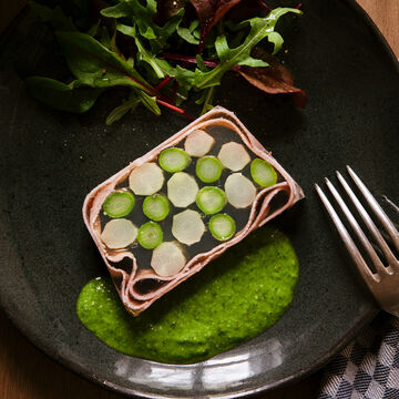 Produktbild für 'Spargel-Terrine mit Petersiliensauce Deluxe'