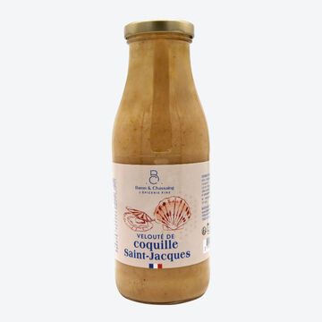 Produktbild für 'Spezialität der Bretagne: Jakobsmuschel-Velouté, Suppe aus Frankreich, Fischsuppe'