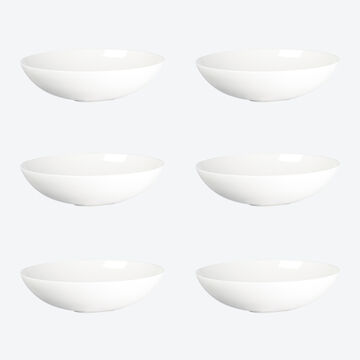 Produktbild für 'Suppenteller: Zeitlos schönes Fine Bone China Geschirr in strahlendem Weiß'