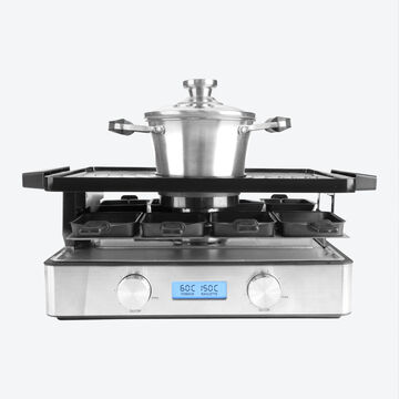 Produktbild für 'Tisch-Gourmet: Raclette-, Fondue-, Tischgrill-Kombination für lukullische Vergnügen'
